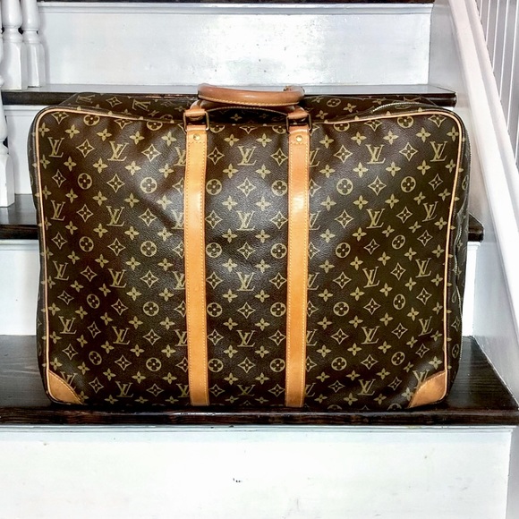 LOUIS VUITTON LV Sirius 55 Monogram Travel Weekend Bag Suitcase with Lock & Key - Picture 3 of 17